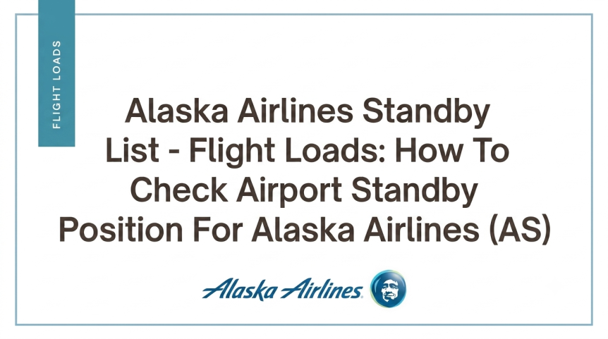 Alaska Airlines Standby List: How To Check Airport Standby Position For Alaska Airlines (AS)